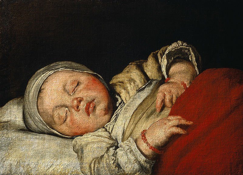 Bernardo Strozzi (1581–1644), Schlafendes Kind
